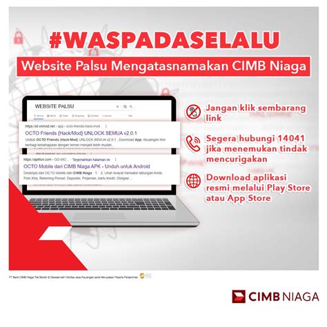 Cimb Niaga On Twitter Harap Waspadaselalu Terhadap Link Website