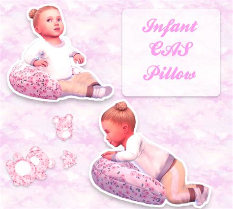 Infant CAS pillow override | LUUforYOU | Toddler cc sims 4, Tumblr sims ...