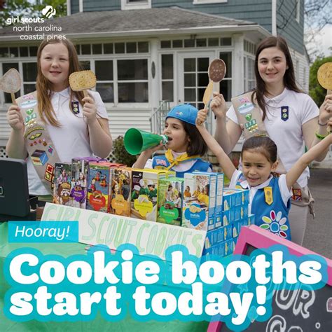 Hip Hip Hooray Cookie Booths Have Officially Started As Of Today