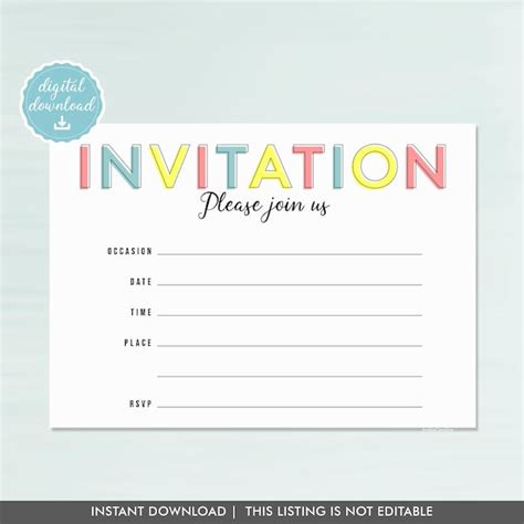 Join Us Invitation - Etsy