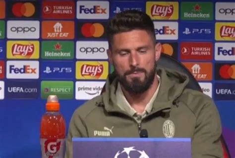 Milan Inter Giroud In Conferenza Affamato Come Un Giovane E Voglio