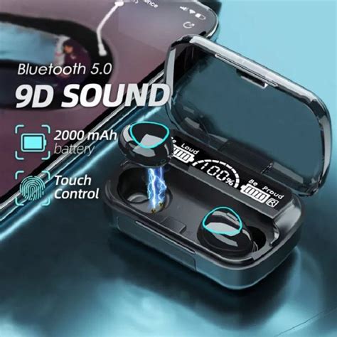 M10 Tws Earphones Wireless Earphone Bluetooth Anc Waterproof