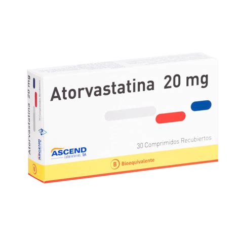 Atorvastatina 20 Mg 30 Comprimidos Recubiertos Farmacia Belgochilena