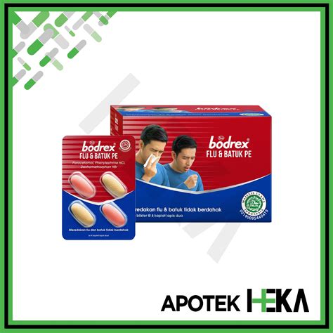 Bodrex Flu Dan Batuk PE Box Isi 25x4 Tablet Batuk Tidak Berdahak