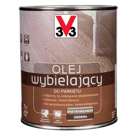 V33 Olej do parkietu 1L WYBIELAJĄCY 3V3 Rab Dom