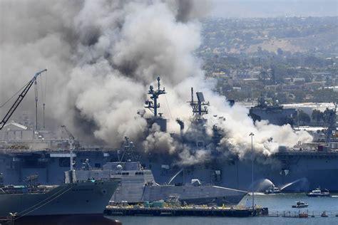 Sailor Facing Court Martial In Fire That Destroyed Navy Ship The