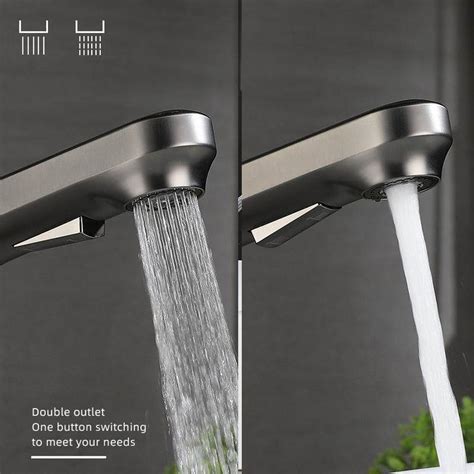 Pull Out Bathroom Basin Sink Faucet Mixer Tap Cold Hot Basin Faucet