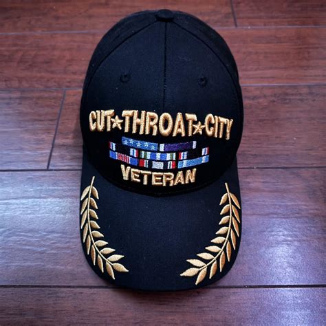 CUT THROAT CITY VETERAN HAT - Depop