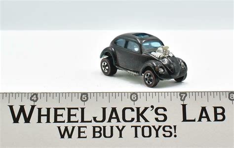 Custom Volkswagen Black Restored Redline Hot Wheels Mattel Vintage Rl Wheeljack S Lab