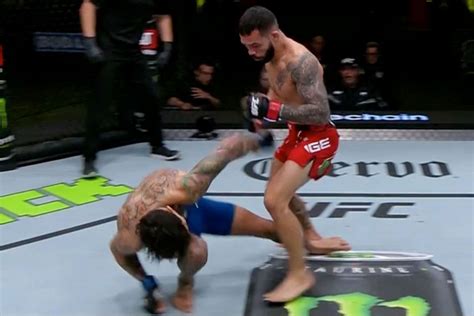 Donderklap Dan Ige Slaat Andre Fili Onderuit Met 1 Stoot Op UFC Vegas