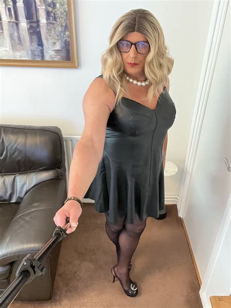 Amateur Crossdresser Kellycd Sexy Milf Black Pvc Dress Pics XHamster