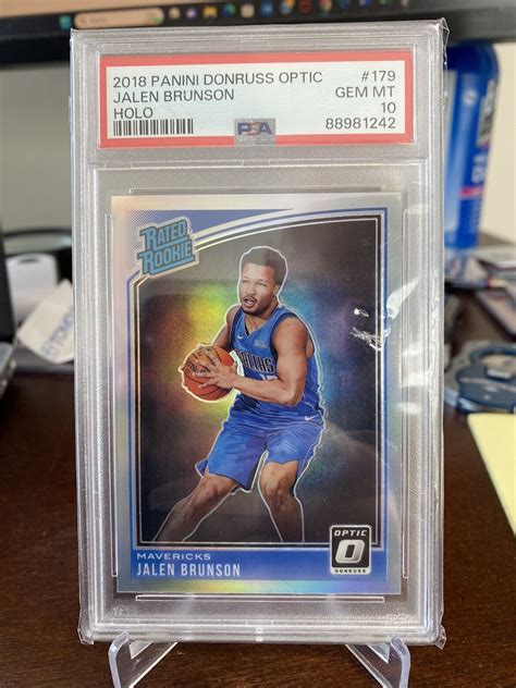 Panini Donruss Optic Jalen Brunson Holo Psa Rc Rookie