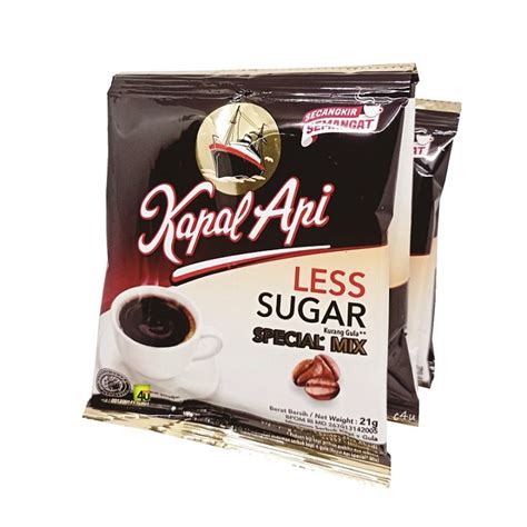 Kapal Api Special Mix LESS SUGAR Paket 5 Sachet Lazada Indonesia