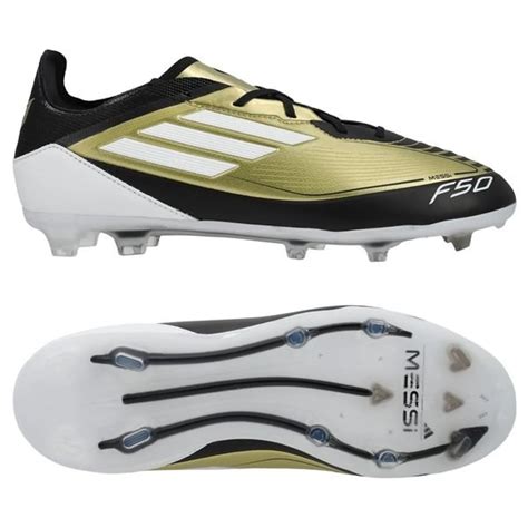 adidas F50 Messi Pro FG Triunfo Dorado - Gold Metallic/Footwear White