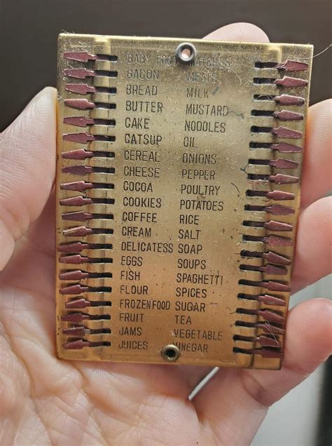 A Vintage Metal Shopping List