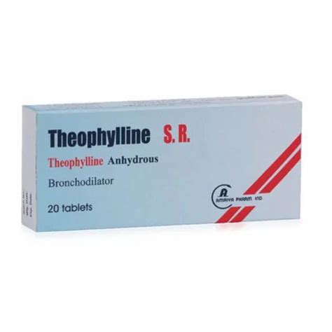 Bronchodilator Theophylline Sustained Release Tablets 20 Tab At Best