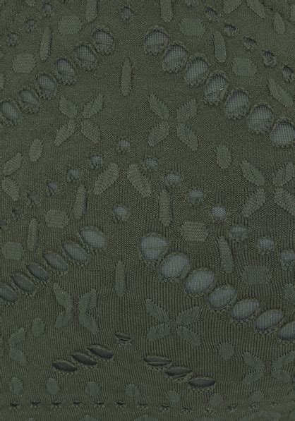 LASCANA Bustier Bikini Top Omara Oliv Cup A B 34