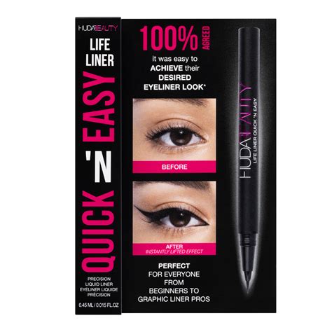 Buy Huda Beauty Life Liner Quick ‘n Easy Precision Liquid Liner Mini