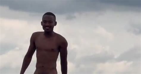 Kuromba Or Drugs Harare Mbinga AJ Goes Naked On The Highway To Celebrate His New Lamborghini