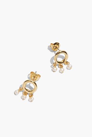 Gold Finn Stud Earring Earrings Country Road