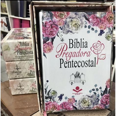 Bíblia Pregadora Pentecostal Grande Capa Transparente Shopee Brasil