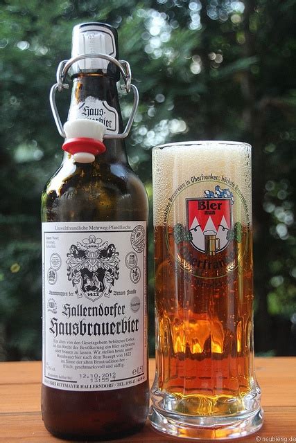 Hallerndorfer Hausbrauerbier Der Brauerei Rittmayer Craft Beer Beer