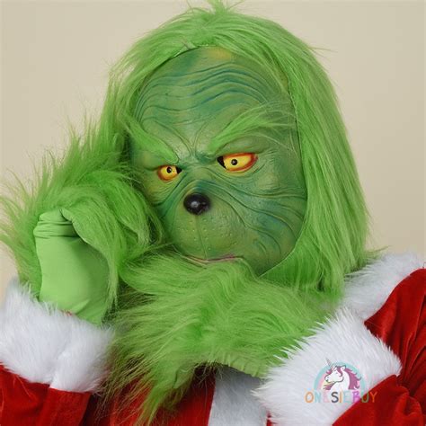 Grinch Costume for Adult Xmas Outfit Full Sets - Onesiebuy.com