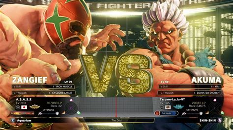 Sfv Champion Edition Asase Zangief Vs Akuma Online Match S