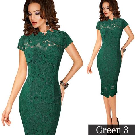 Womens Elegant Sexy Crochet Hollow Out Pinup Party Evening Special Occ