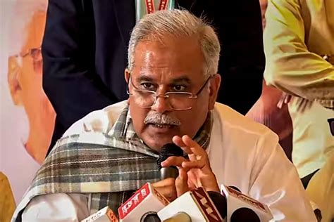 Former Chhattisgarh CM Bhupesh Baghel Named In Mahadev App Case THE