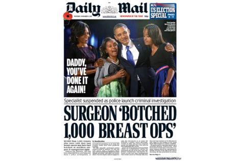 Daily Mail (UK) | Obama’s Triumph: Newspaper Headlines from Around the ...