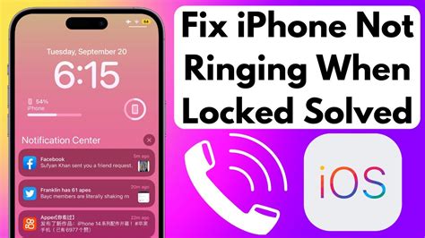 How To Fix Iphone Not Ringing When Locked Fixed Ios 16 Youtube