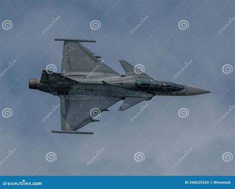 Military Fighter Jet during an Air Show Editorial Stock Image - Image ...