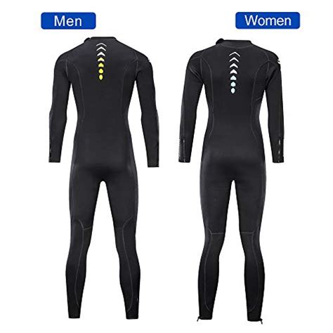 Zcco Ultra Stretch 3mm Neoprene Wetsuit Front Zip Full Body Diving