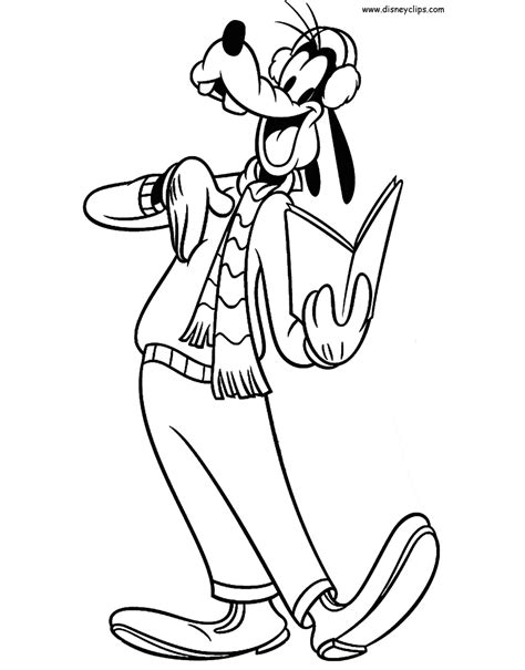 46 Disney Coloring Pages Goofy