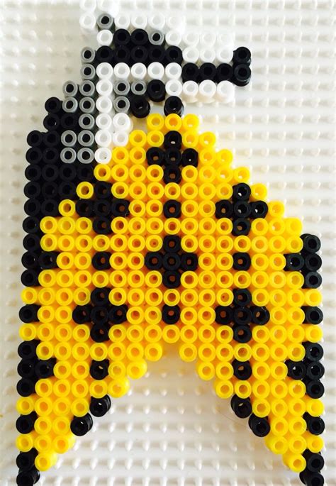 Hufflepuff Hama Bead Perler Bead Design Bead Designs Perler Beads