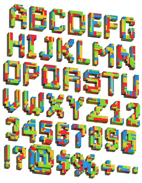 Lego Writing Font