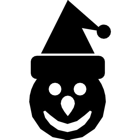 Snowman Head Vector SVG Icon - SVG Repo