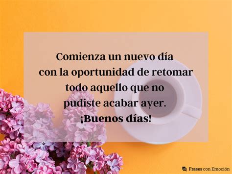 37 Frases de Buenos Días para Reflexionar Frases con Emoción