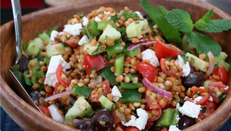 Gorgeous Greek Lentil Salad Cityline