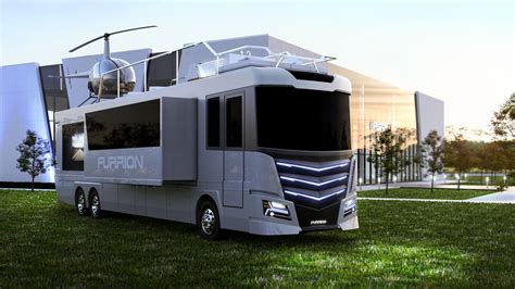 This Baller Motorhome Comes Complete With A Hot Tub And Helicopter Maxim