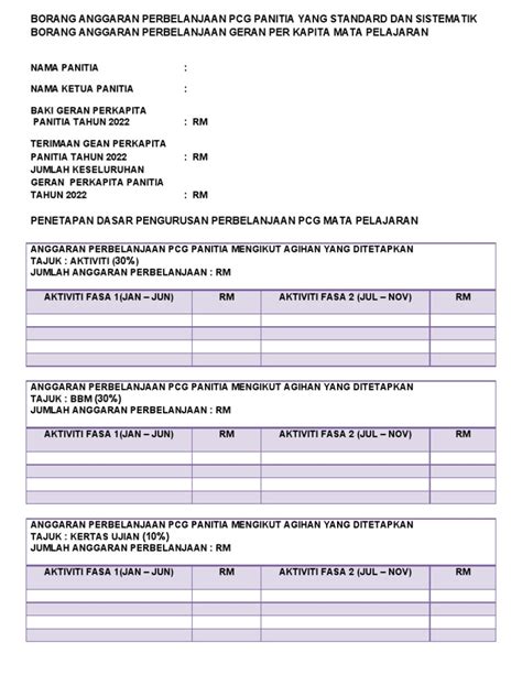 Boranganggaranperbelanjaanpcgpanitiayangstandarddansistematik Pdf