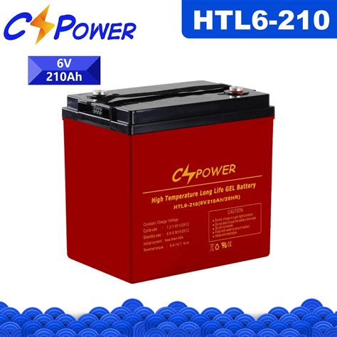 Cspower 6V 210ah 225ah 310ah 420ah 200ah batería solar de gel de ciclo