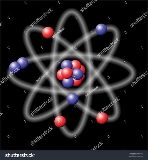 Atom - Vector Illustration - 5558446 : Shutterstock