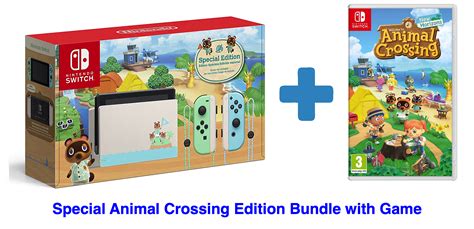 Nintendo Switch Console, Animal Crossing New Horizons Edition with ...