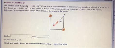 Solved Chapter 19 Problem 24 Two Identical Point Charges