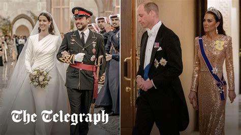 Prince And Princess Of Wales Attend Jordans Crown Prince Wedding Youtube