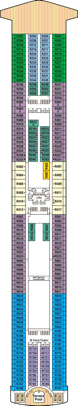 Emerald Princess Deck Plans: Ship Layout, Staterooms & Map - Cruise Critic