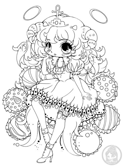 Coloriage Manga Chibi Truffe Par Yampuff Coloriage Personnage Chibi