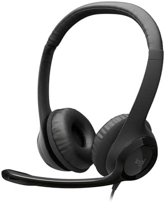 Amazon In Buy Logitech H390 Wired On Ear Headset For PC Laptop Stereo